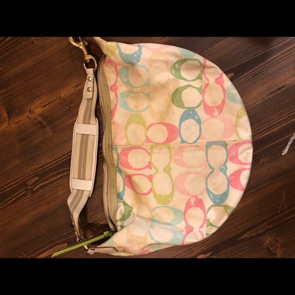 Coach pastel scribble hobo - Picture 2 of 7